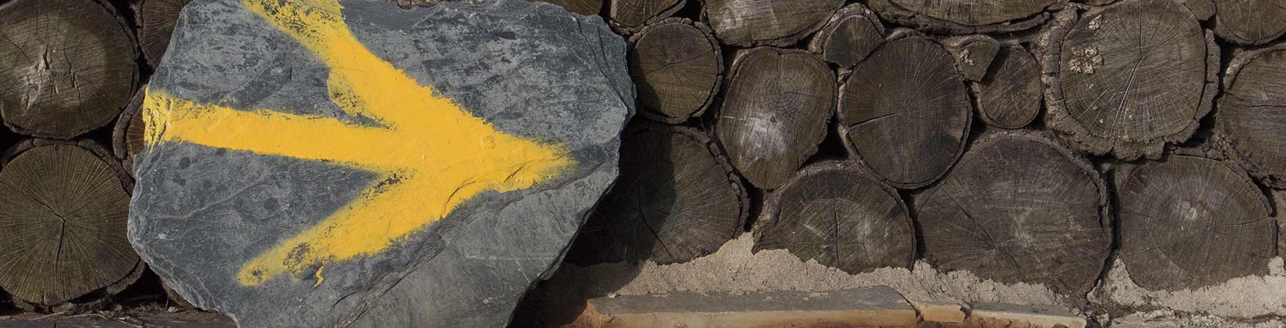 flecha camino de santiago bici