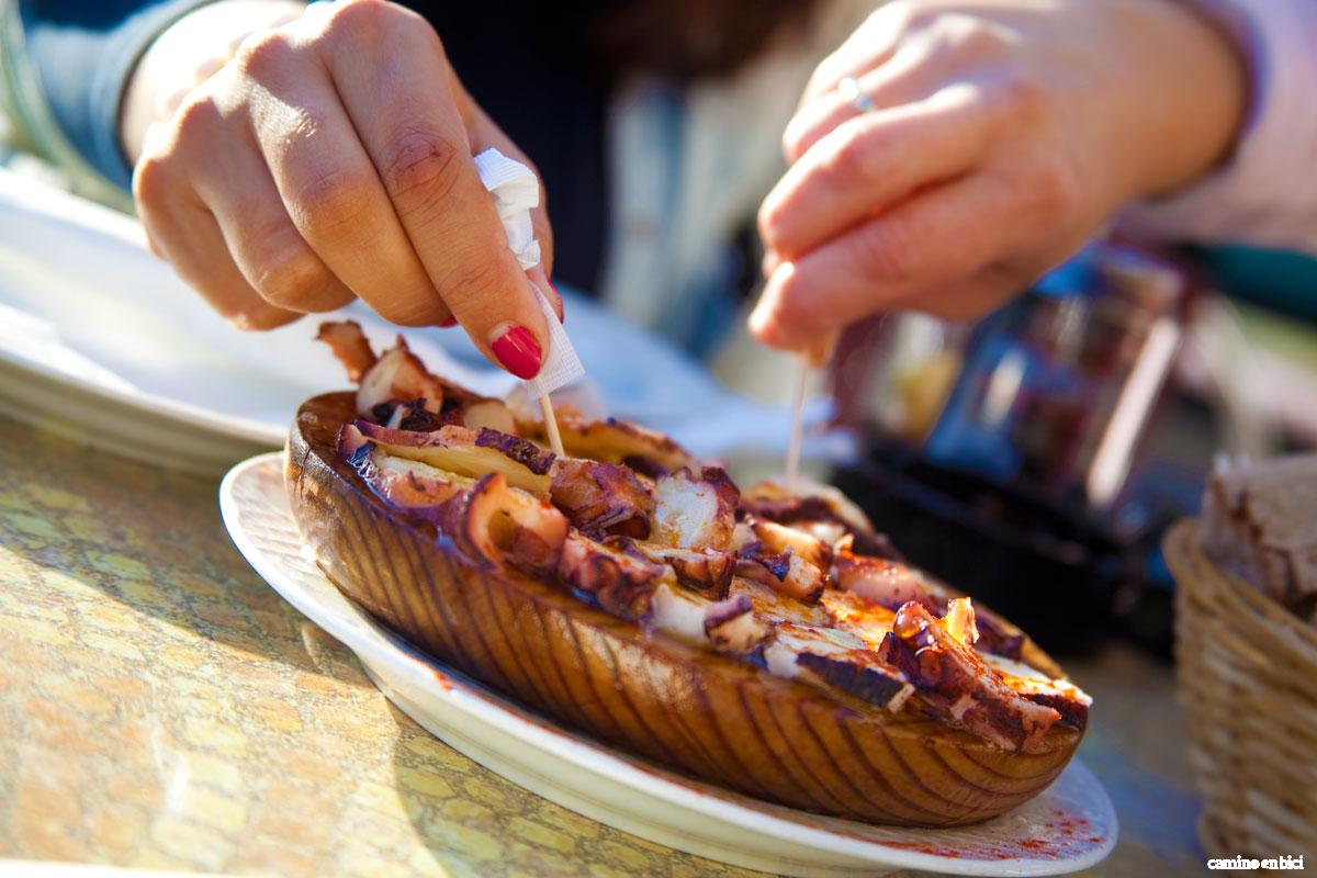 Camino de Santiago - Gastronomía de Galicia - Pulpo á Feira