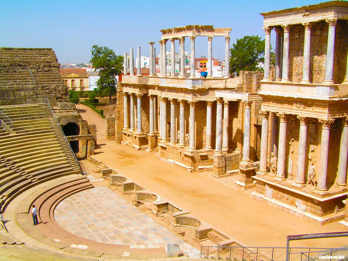 Teatro Romano en Mérida - Vía de la Plata