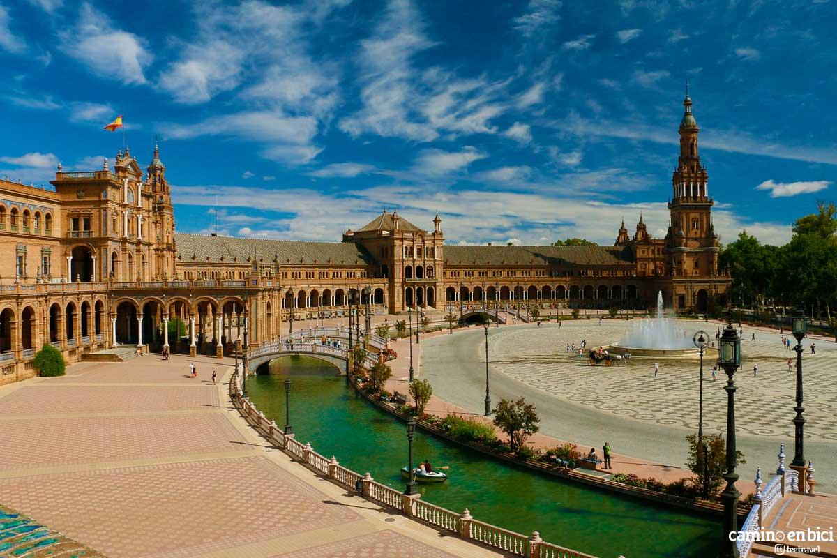 Sevilla - Plaza de España - Vía de la Plata