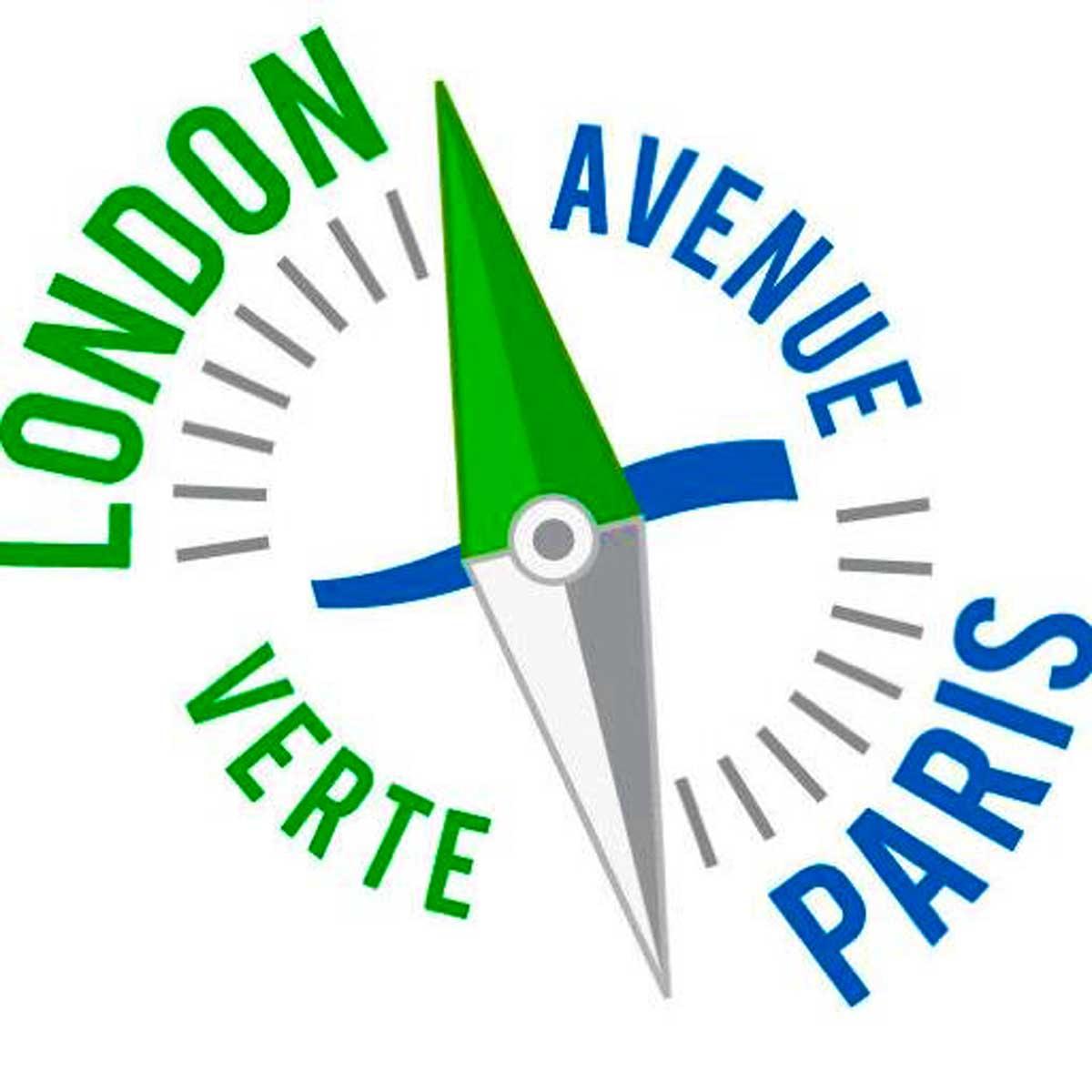 Señalización de la Ruta en Bicicleta Avenida Verde: París-Londres